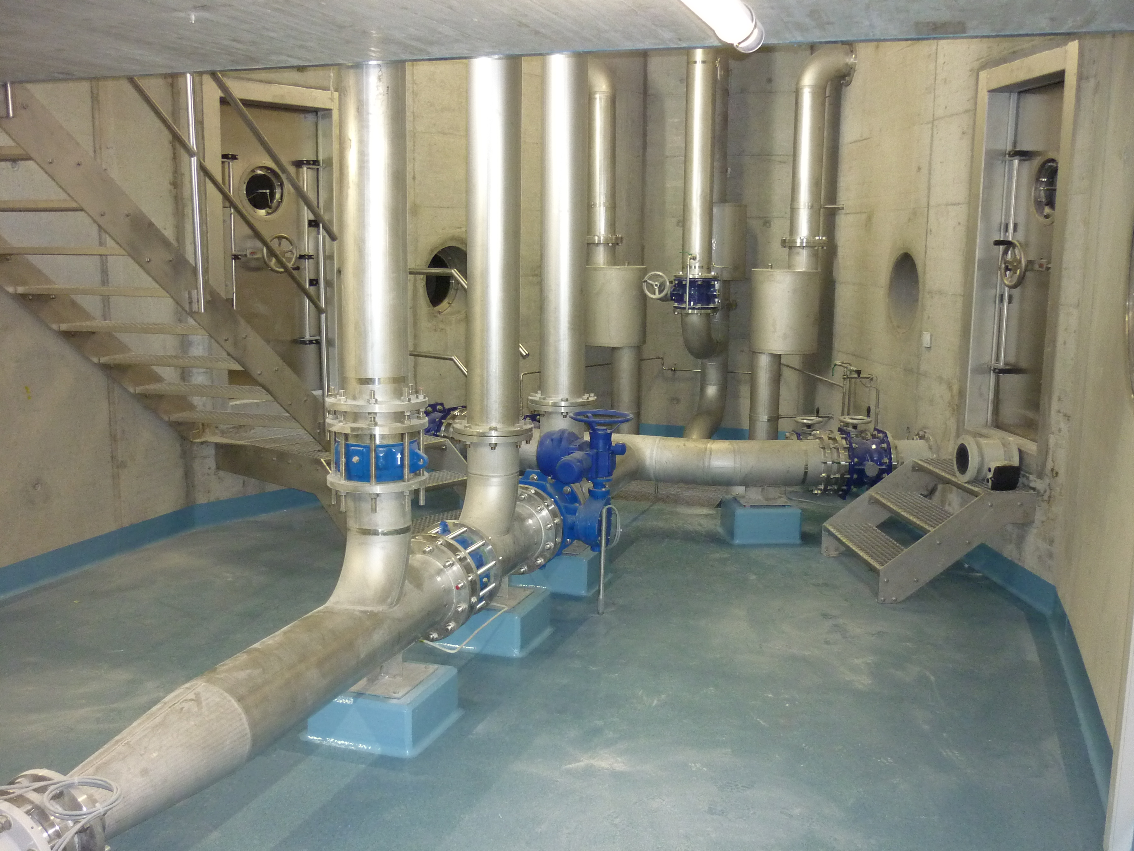 Assainissement du réservoir de Parollaz à Chamoson